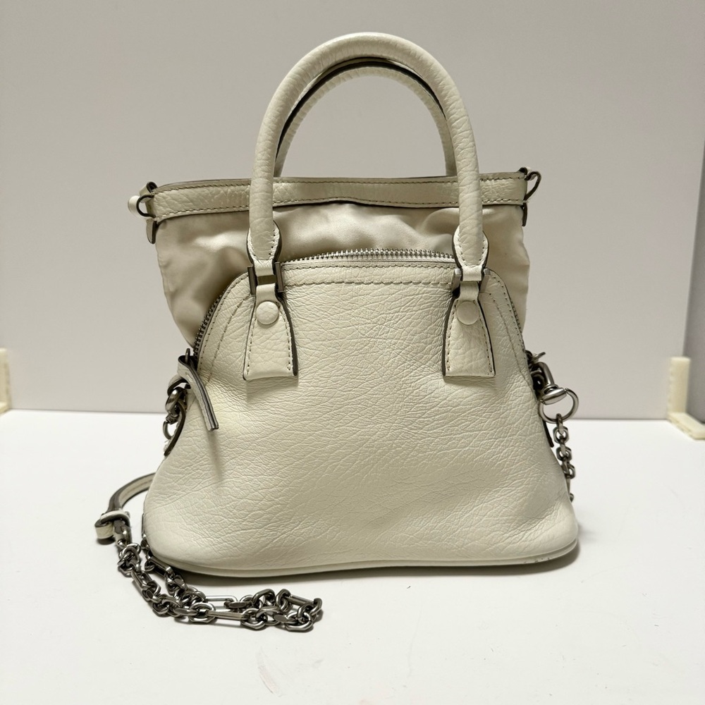 Maison Margiela White Sac Classique Shoulder Bag
